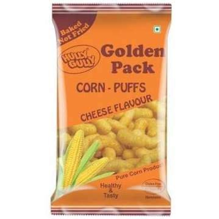 Hully Gully Cheese Flavour Corn Puffs 120 Gm