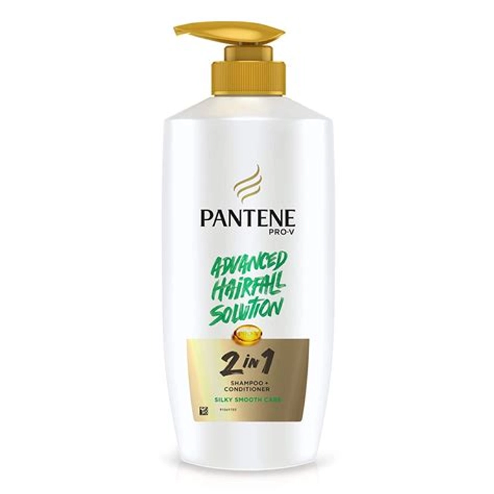 Pantene Hairfall Solution Shilky Smooth Care 2In1