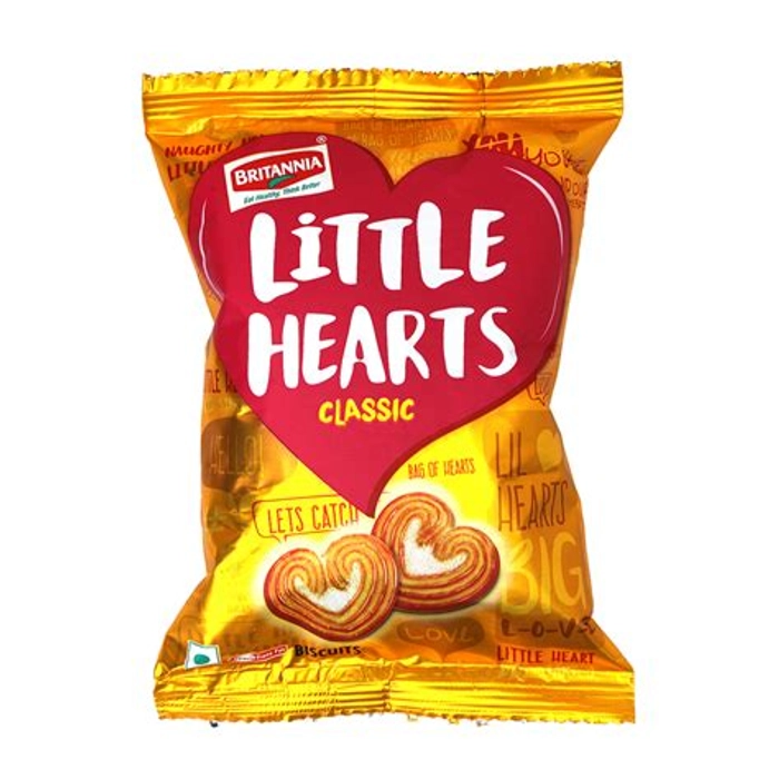 Britannia Little Hearts Classic Biscuits 75G