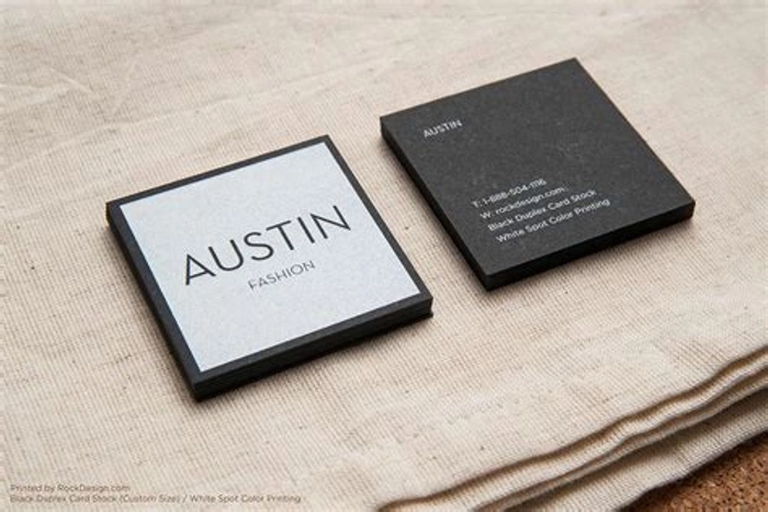 SQUARE VISITING CARDS