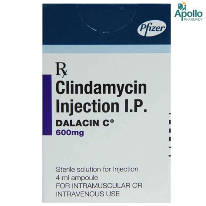 Dalacin C 600mg Injection (4 ml in 1 ampoule)