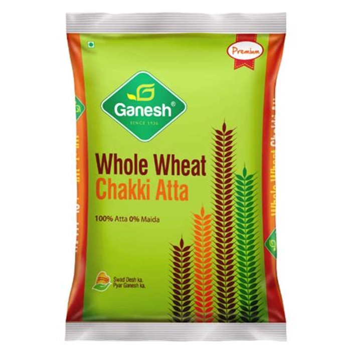 Ganesh Whole Wheat Chakki Atta 1kg