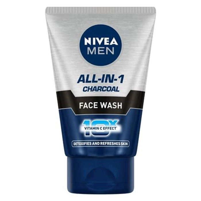 Nivea Men All-In-1 Charcoal Facewash