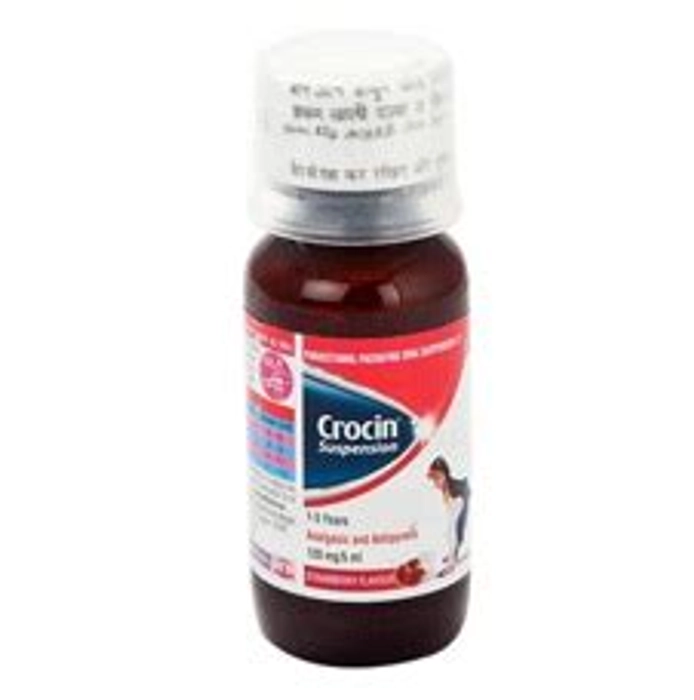 Crocin 120 Suspension Strawberry