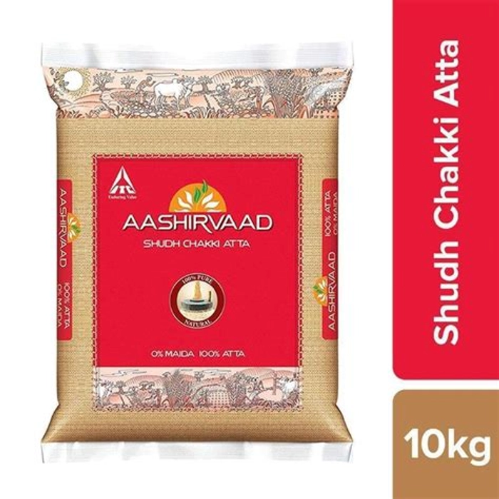 Aashirvaad Atta 10kg+1Kg free