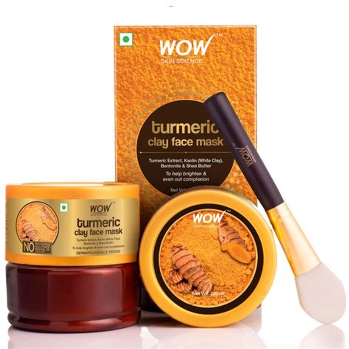 WOW Turmeric Clay Face Mask - 200ml