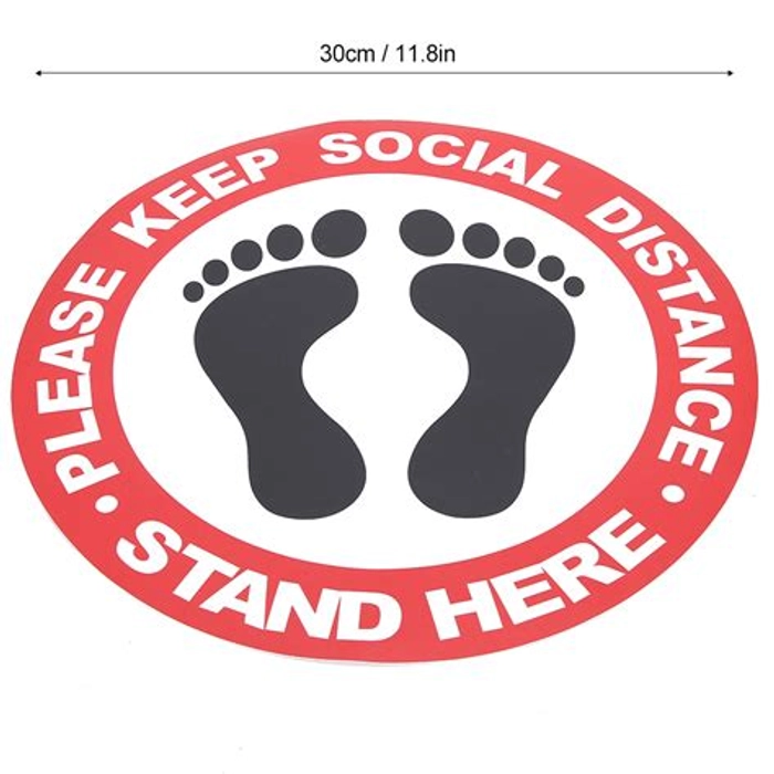 FLOOR STICKERS - SOCIAL DISTANCING