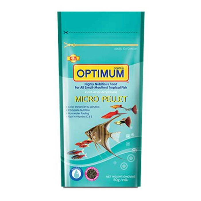 Optimum Fish Food Micro Pellet, 50gm