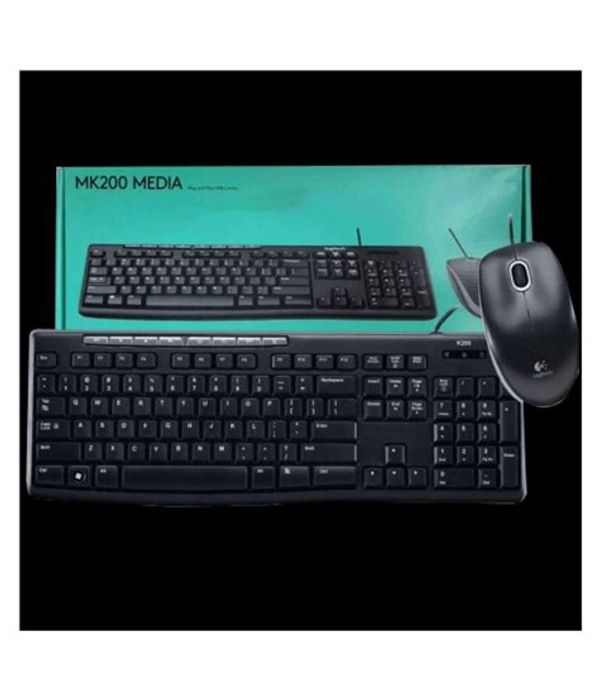 Logitech MK200 Wired Keyboard & Mouse Combo