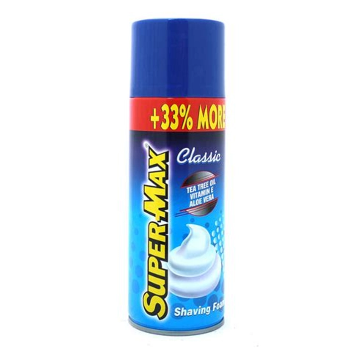 Super Max Classic Shaving Foam 400ml