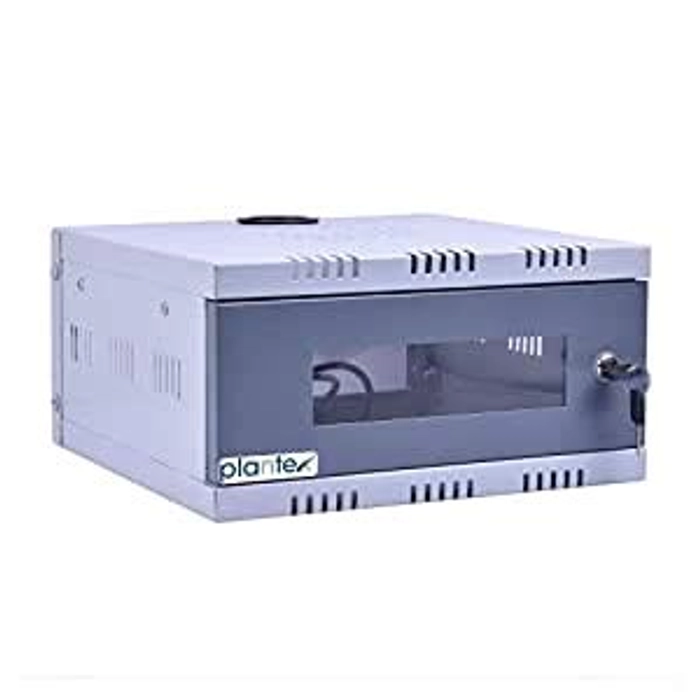 CCTV/DVR/NVR Cabinet Box/DVR Rack Wall Mount with Lock/Network Rack/Server Rack with Power Socket - 4U