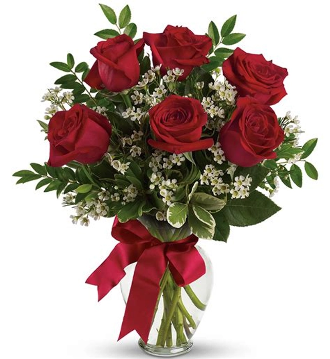 Classic 12 Red Roses Bouquet