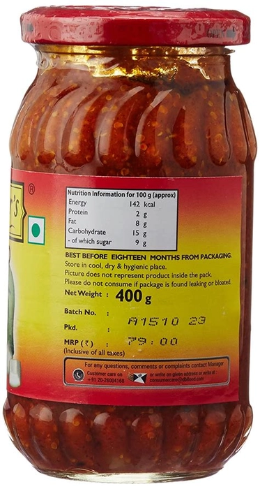 Mother's Recipe Mango Pickle, 400g