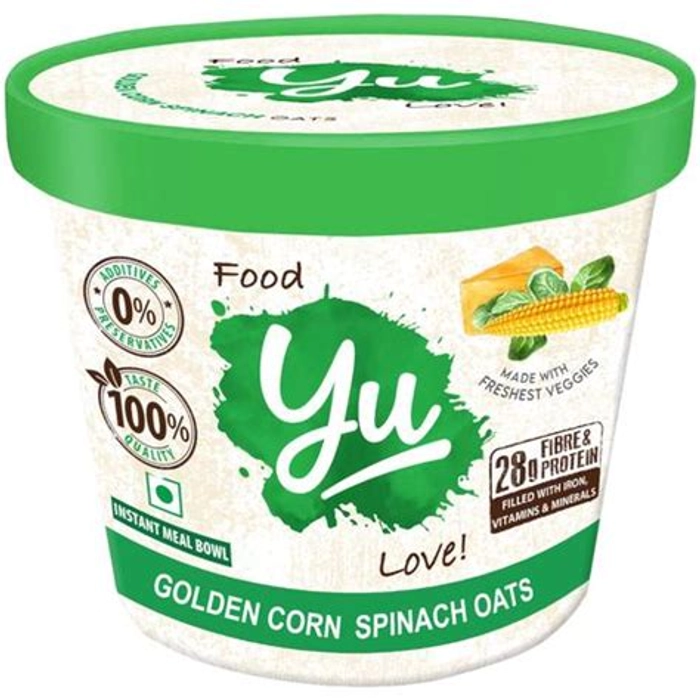 Yu Golden Cron Spinach Intsant Oat Bowl 45G