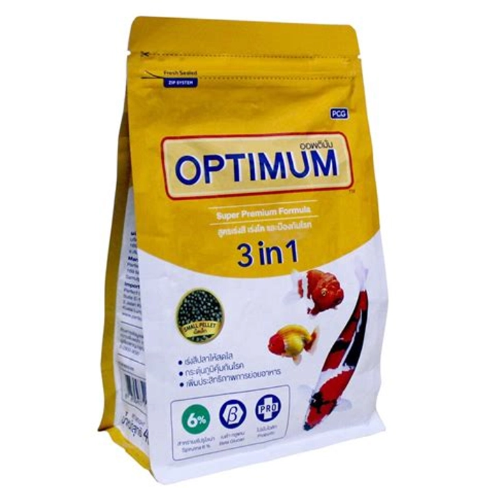 Optimum 3 in 1 Spirulina 6% Floating Type Small Pellet - 800g