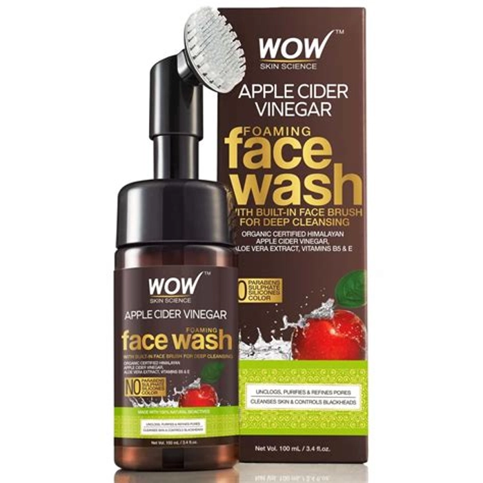 WOW Apple Cider Vinegar Foaming Facewash - 150ml