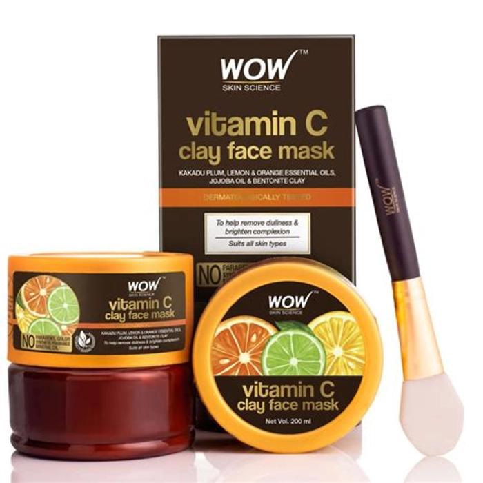 WOW Vitamin C Glow Clay Face Mask - 200ml