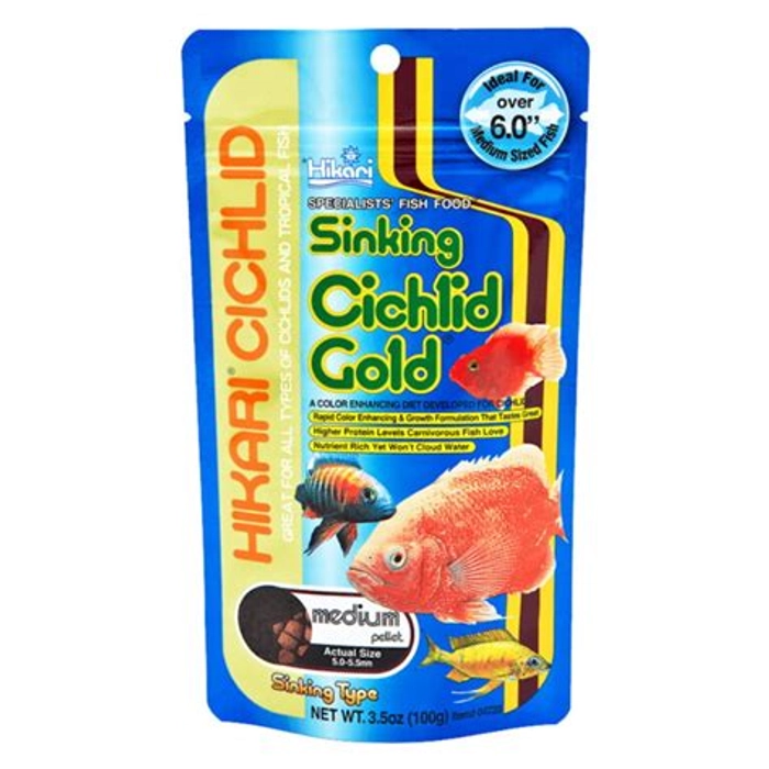 4720 - Hikari Cichlid Gold Sinking Medium - 100g