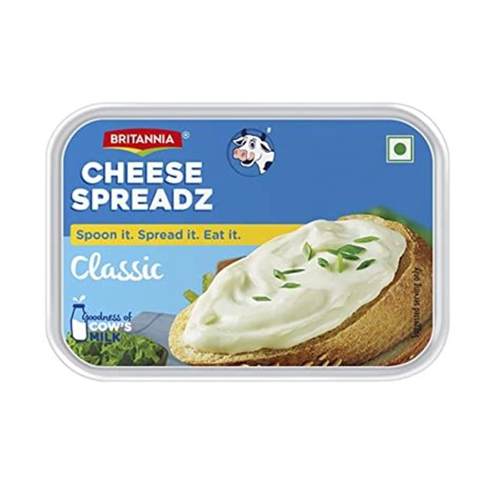 BRITANNIA CHEESE SPREAD CLASSIC 180G 30PK CBB NEW