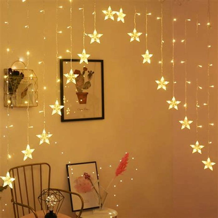 16 Pointed Curtain Lights