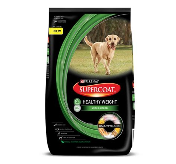 Purina Supercoat Adult Healthy Weight - 3kg