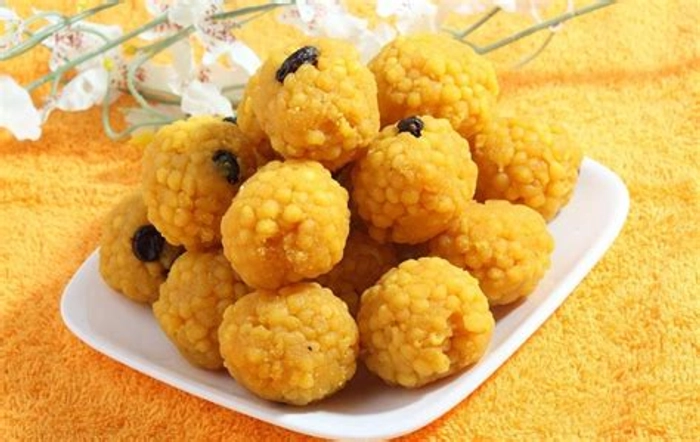 Ghee Bundia Laddu