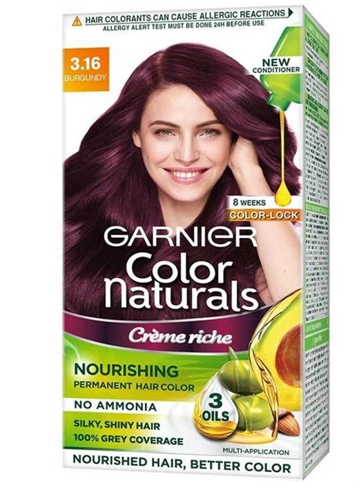 Garnier Color Naturals - Shade 3.16 (Burgundy)