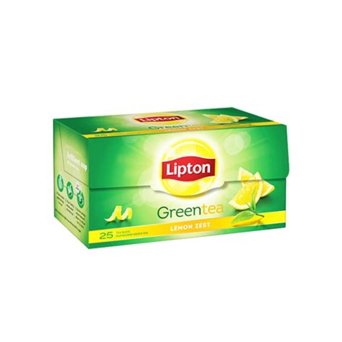 Lipton Green Lemon Zest 25Stb 32.5Gm {A}