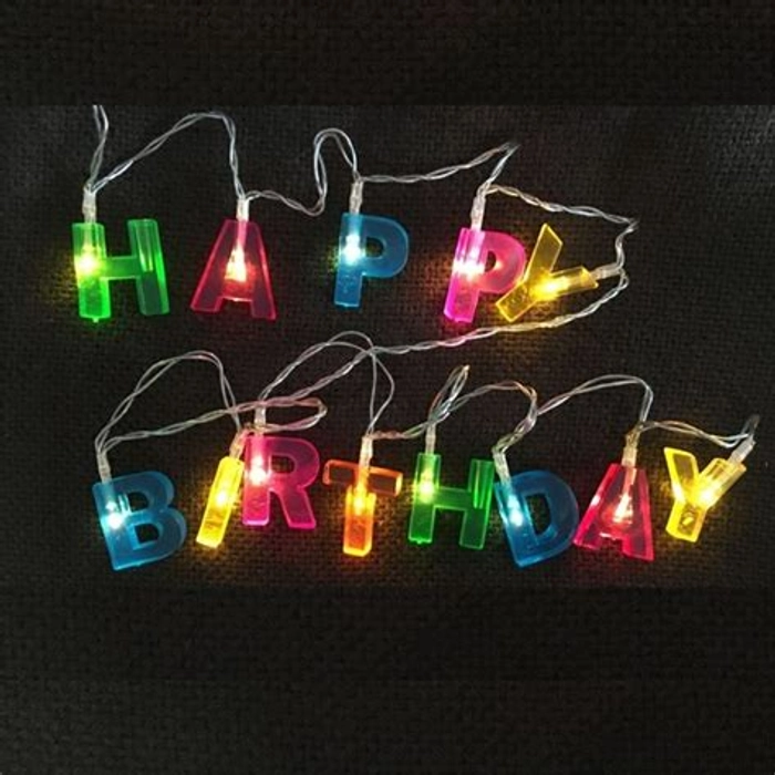 Happy Birthday Led String Light