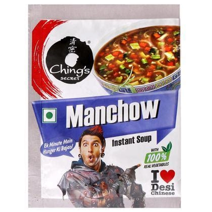 Chings Secret Manchow Noodles Instant Soup 100% Re