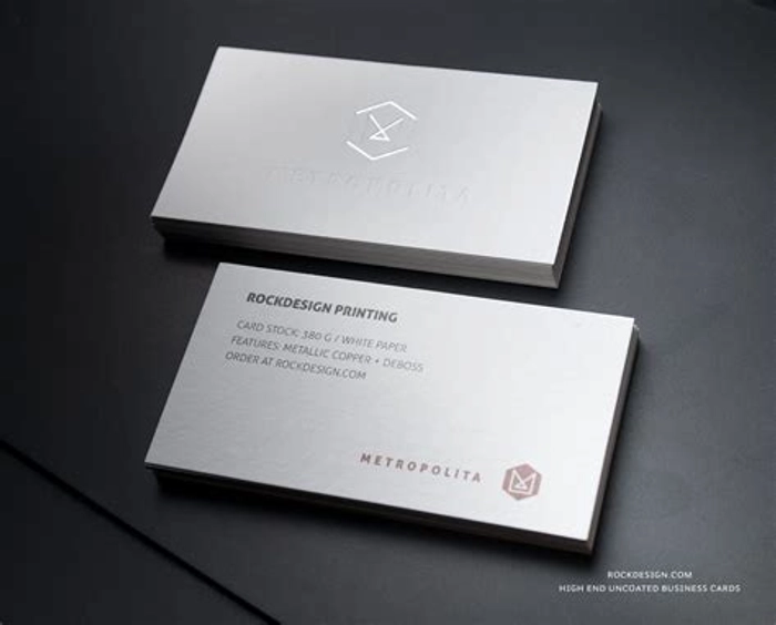 PREMIUM WHITE VISITING CARDS