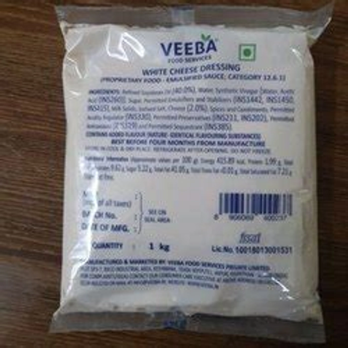 Veeba White Cheese Dressing 1kg