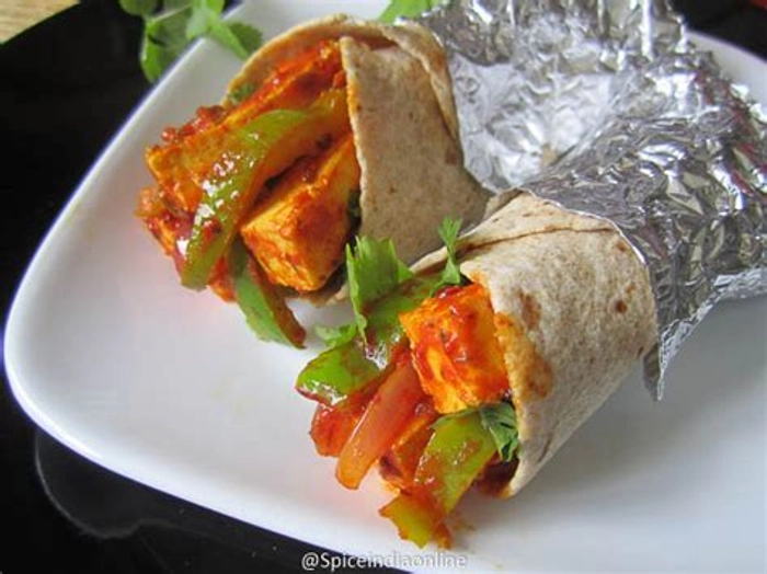 Chilli Paneer roll