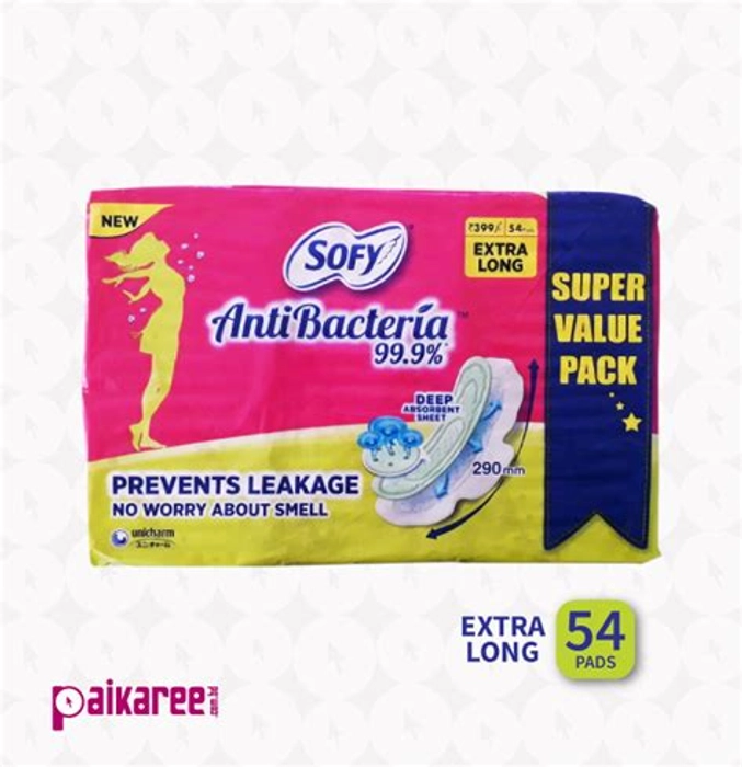 Sofy Anti - Bacteria XL Sanitary Napkin