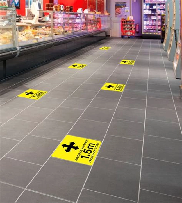 CUSTOM FLOOR STICKERS