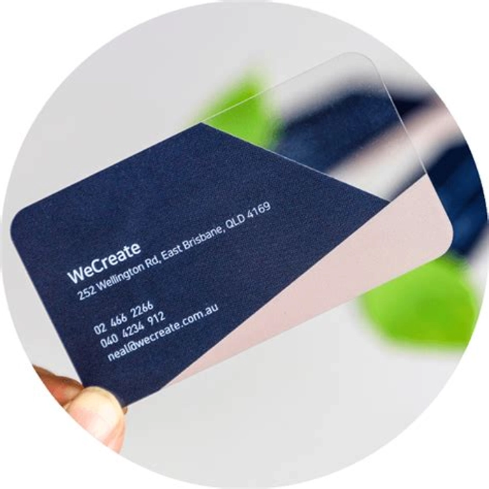 TRANSPARENT VISITING CARDS