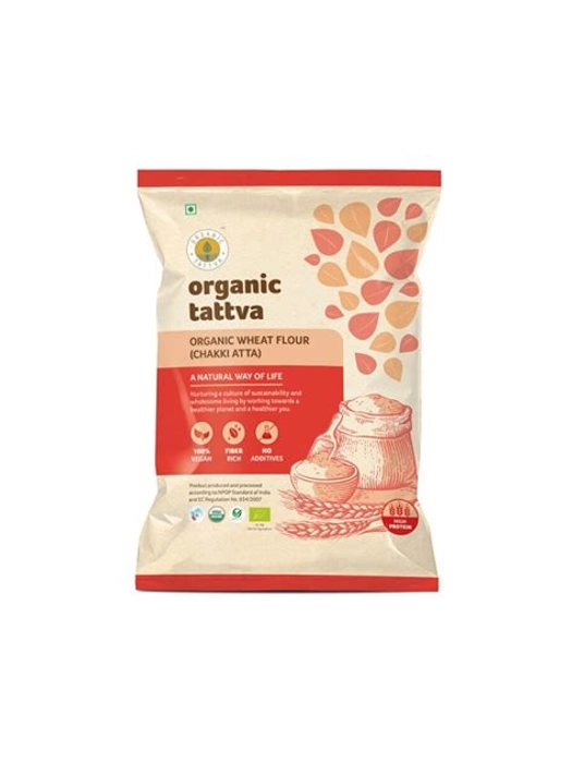 Organic Tattva Organic Whole Wheat Flour (Chakki Atta)