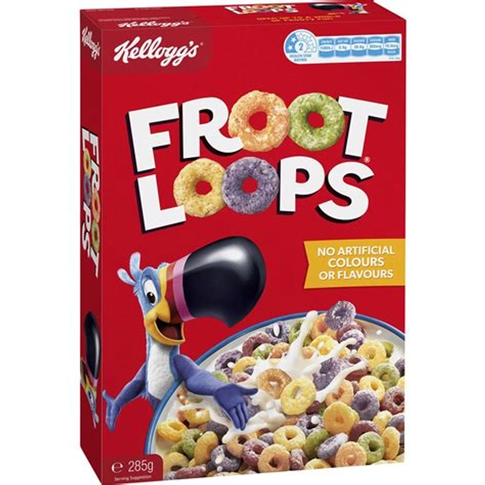 Kelloggs Fruit Loops 285G