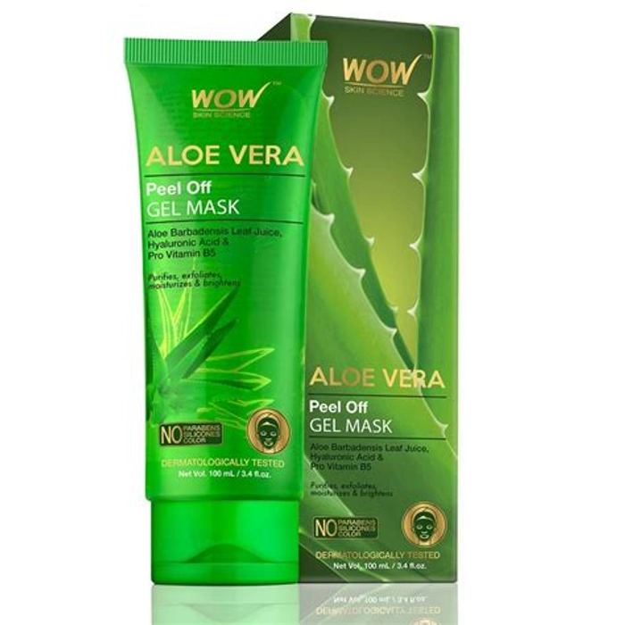 WOW Aloe Vera Peel Off Gel Mask - 100ml