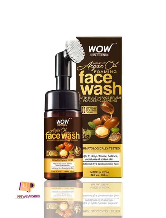 WOW Moroccan Argan Oil Foaming Facewash - 150ml