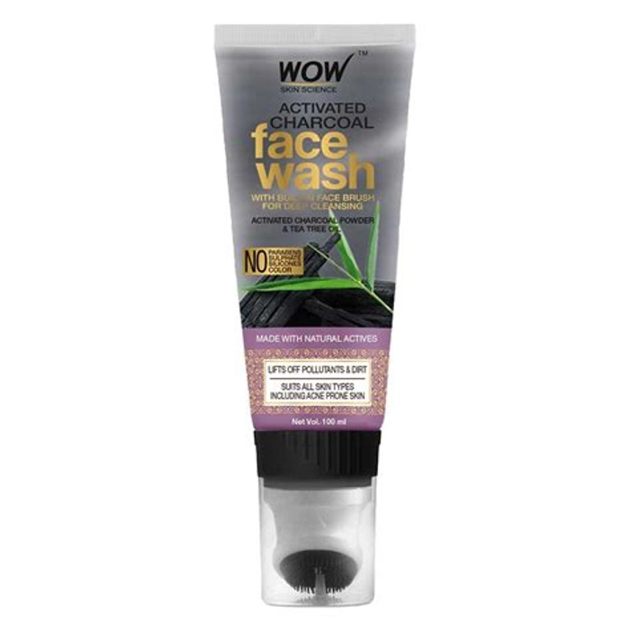 WOW ACTIVATED CHARCOAL FACE WASH