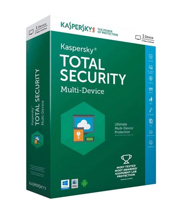 Kaspersky Total Security (1 Year, 1 Device)