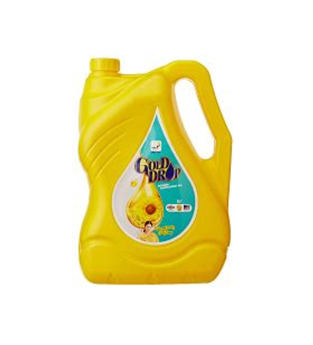 Gold Drop Refined Sunflower Oil 5L