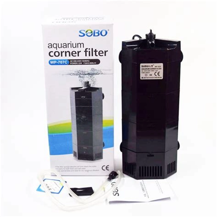 Sobo WP-707C Aquarium Internal Corner Filter