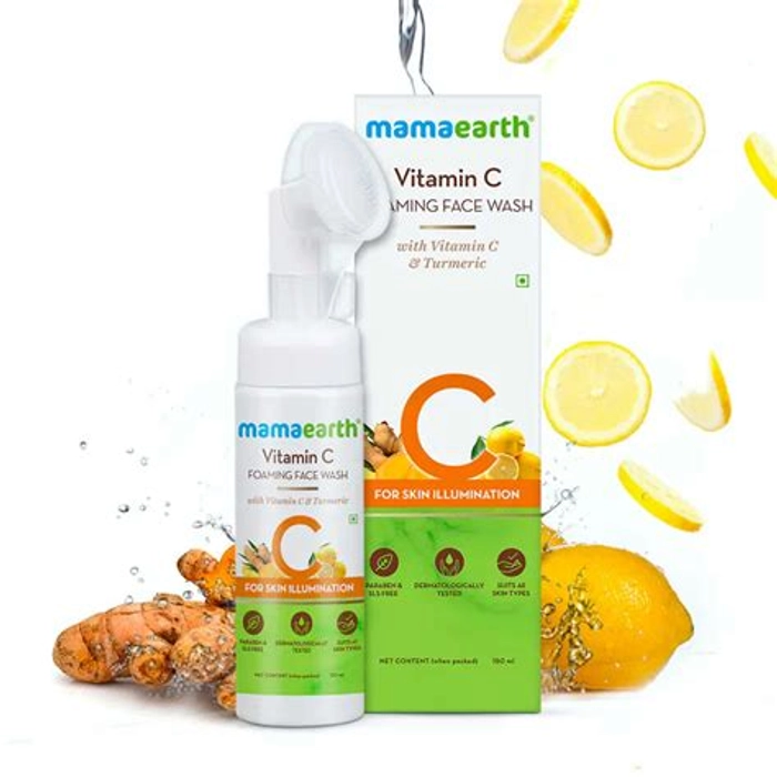 Mamaearth Vitamin C Foaming Facewash