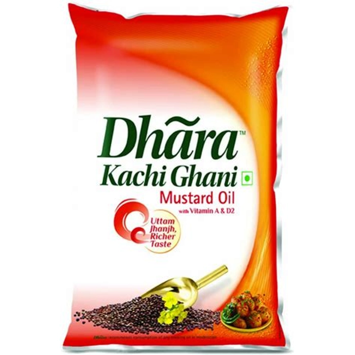 Dhara Kachhi Ghani Mustered Oil Pouch