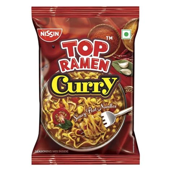 Top Ramen Curry saucy flat Noodles