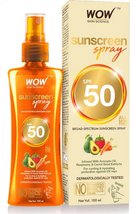 WOW UV Water Transparent Sunscreen Spray SPF 50 -100ml