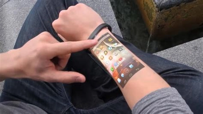 The Cicret Bracelet Turns Your Arm Into a Screen - YouTube