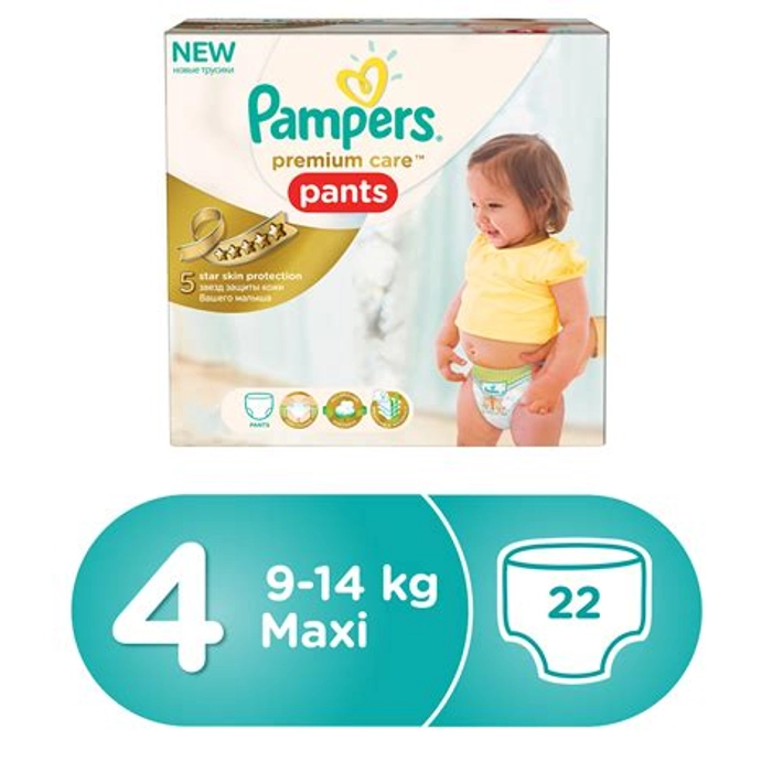 Pampers Premium Care Diaper (Pants, M, 7-12 Kg, 38 Pieces), 46% OFF